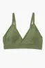 Richer Poorer Classic Bralette / Olive Army sold by Bridge & Burn