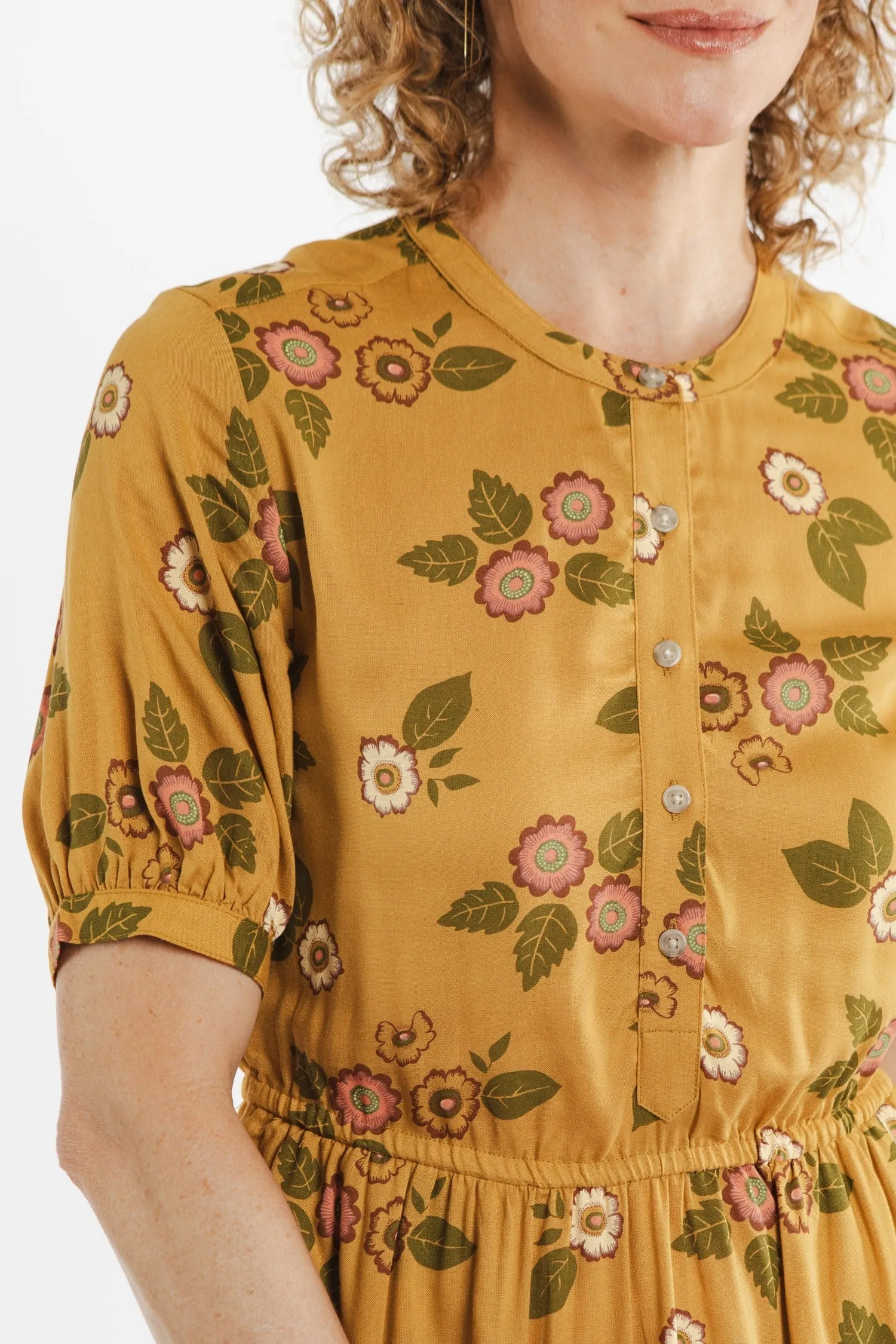 Reina Dress / Folk Floral sold by Bridge & Burn product image thumbnail 4
