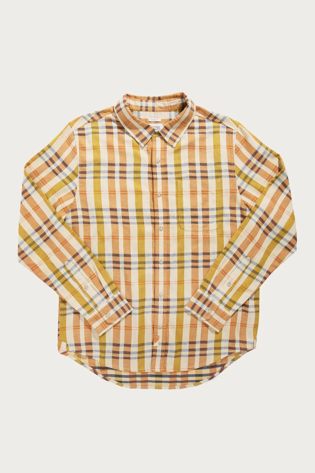 Jude Shirt / Heceta Plaid sold by Bridge & Burn