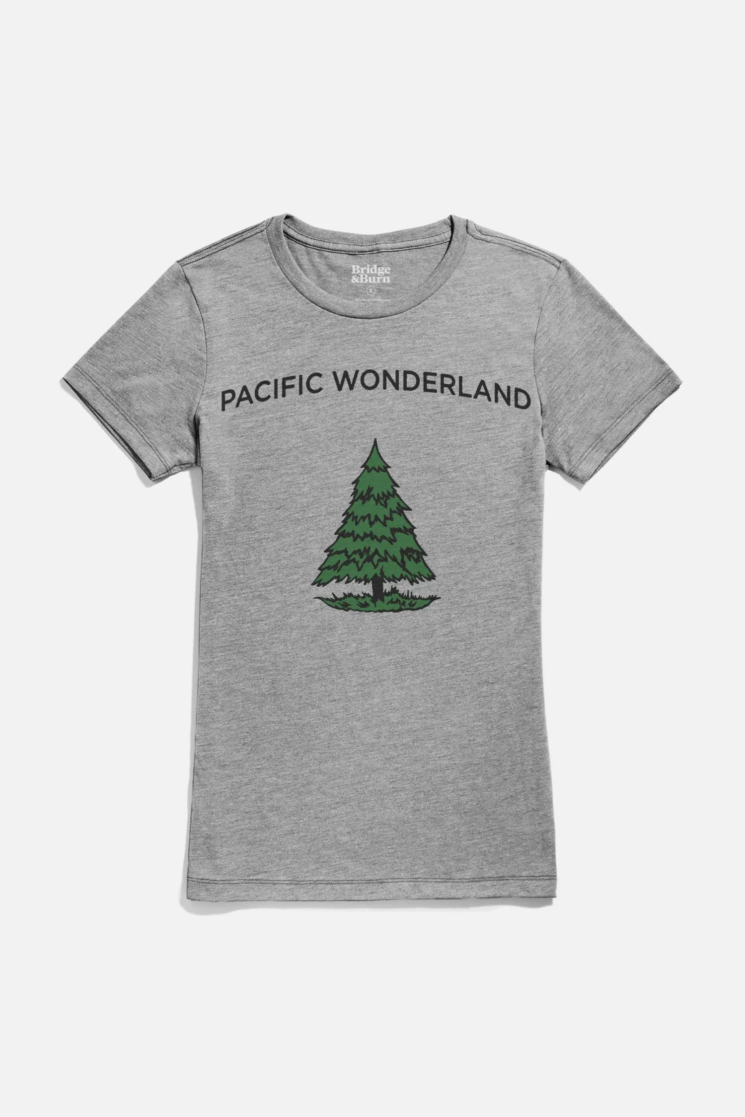 Women's Pacific Wonderland Tee / Grey sold by Bridge & Burn