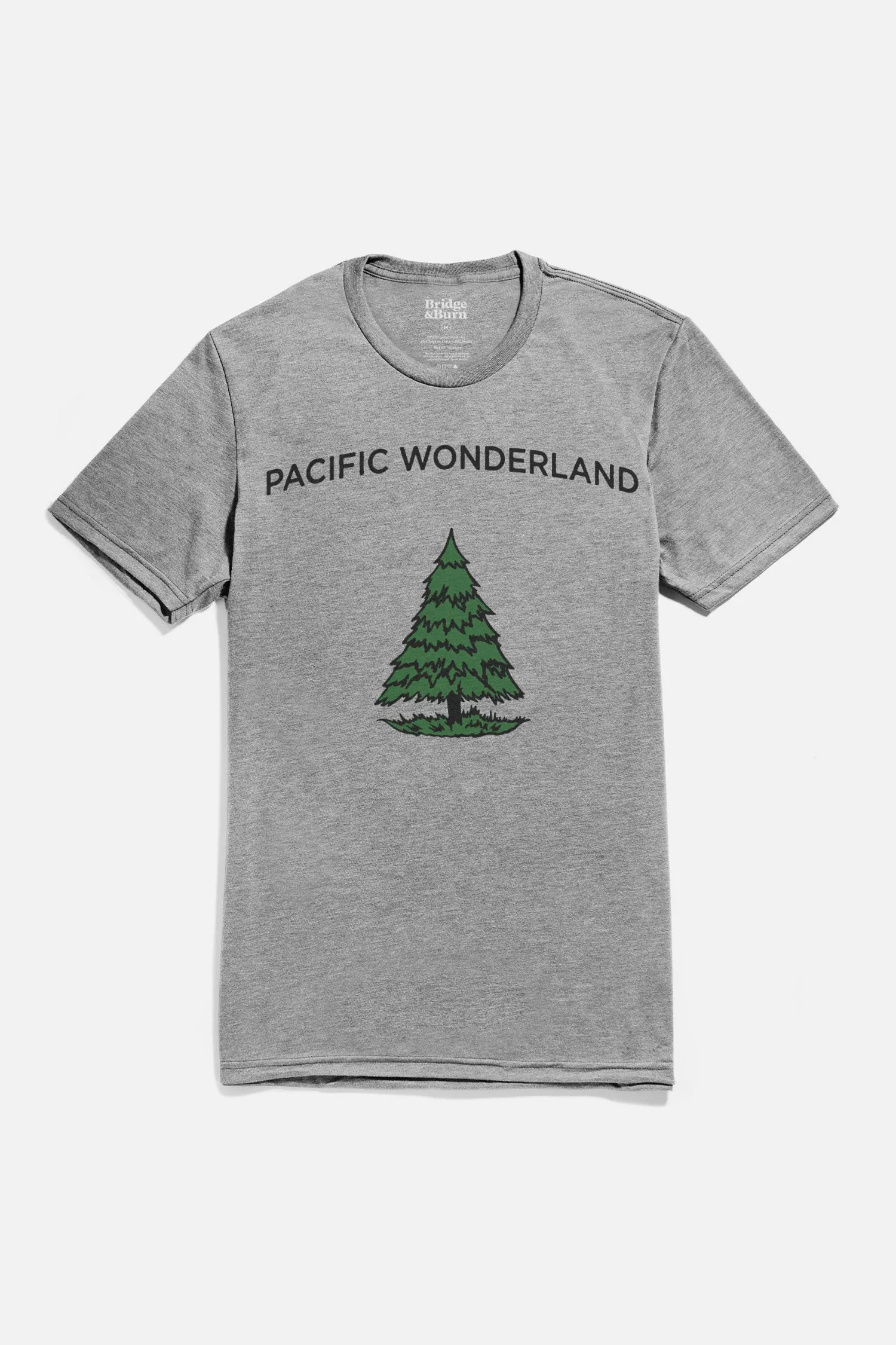 Men's Pacific Wonderland Tee / Grey sold by Bridge & Burn