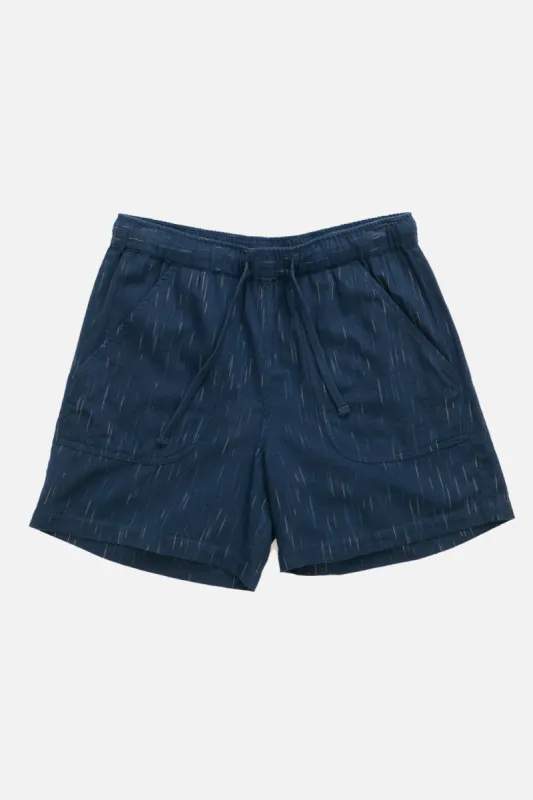Nico Short / Navy Space Dye sold by Bridge & Burn