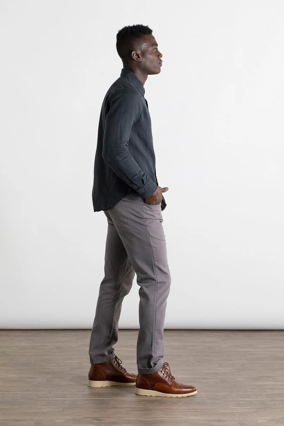 Bradley Slim Pant / Grey sold by Bridge & Burn product image thumbnail 4