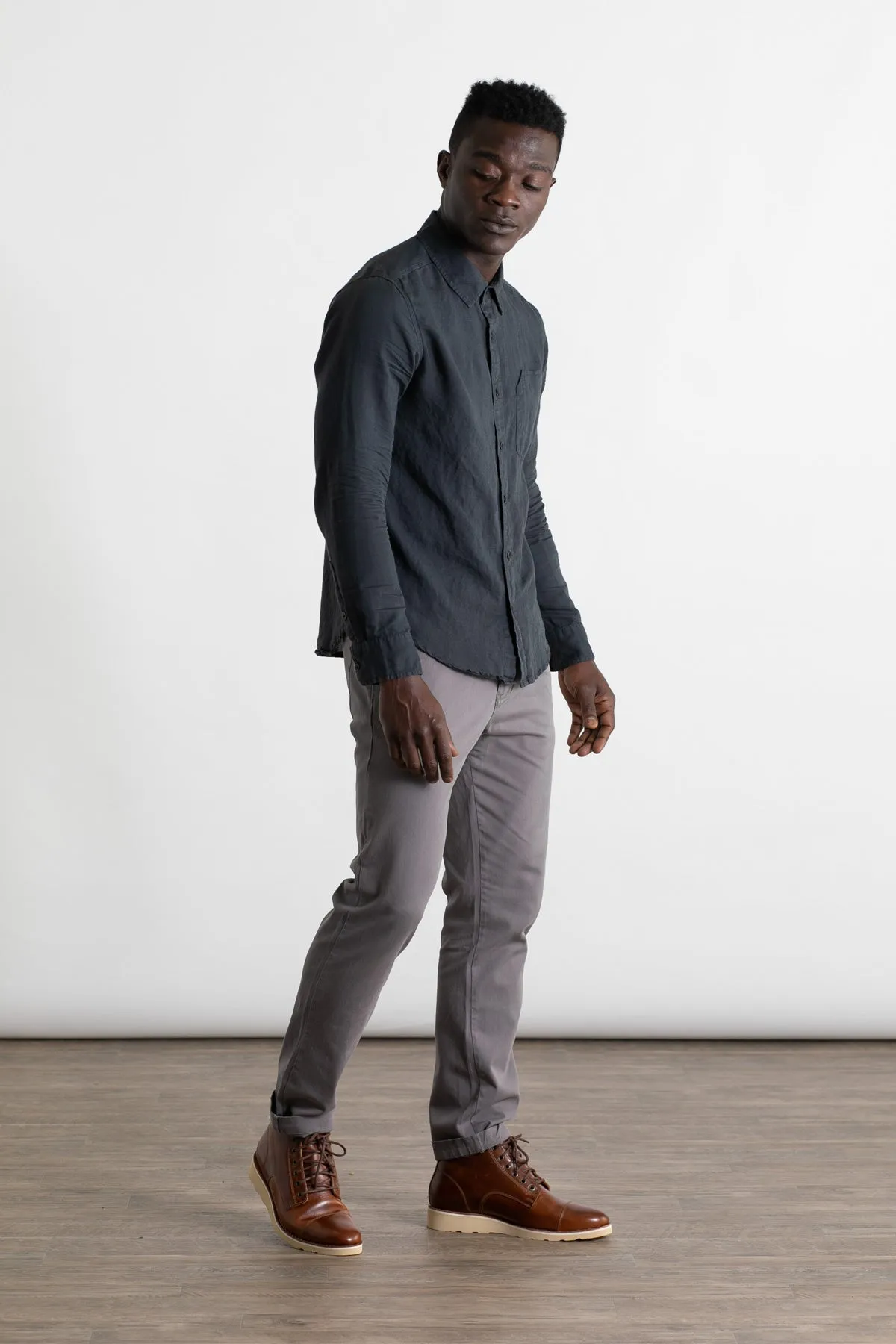 Bradley Slim Pant / Grey sold by Bridge & Burn product image thumbnail 3