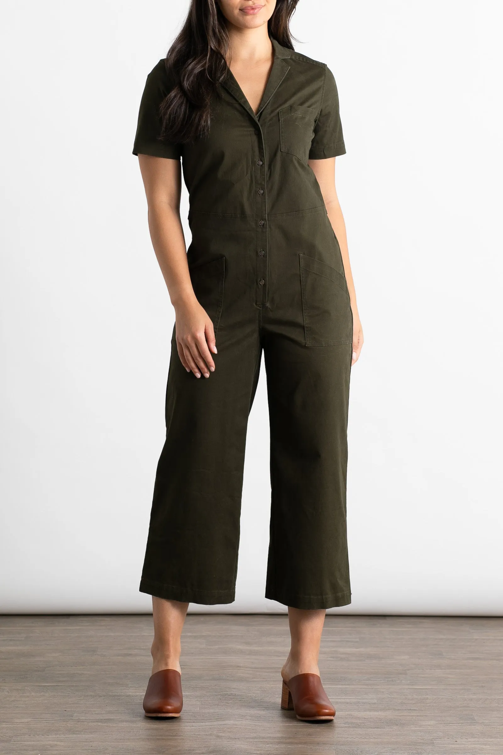 Lou Utility Jumpsuit / Olive sold by Bridge & Burn product image thumbnail 5
