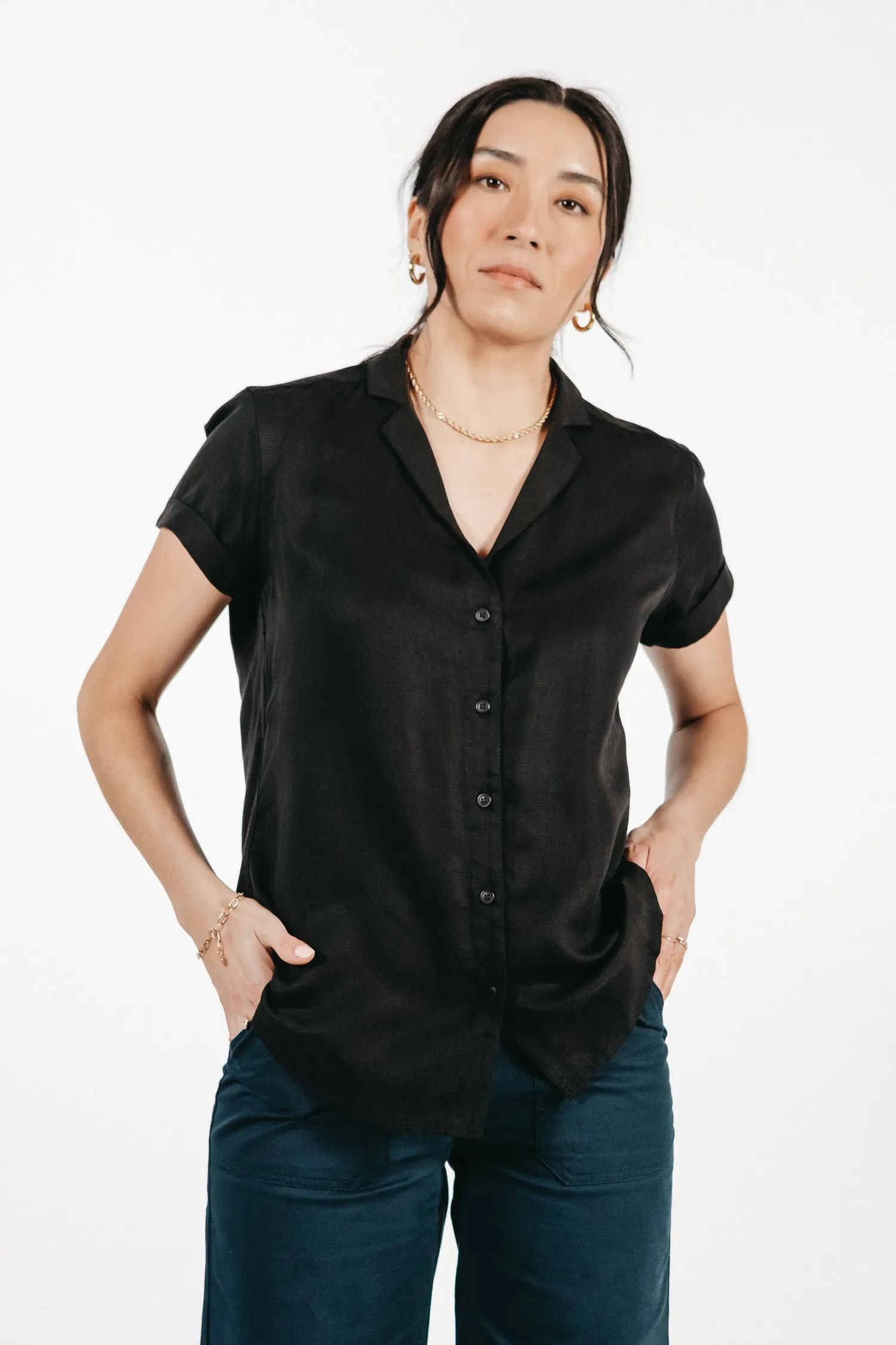 Innes Shirt / Black sold by Bridge & Burn product image thumbnail 3