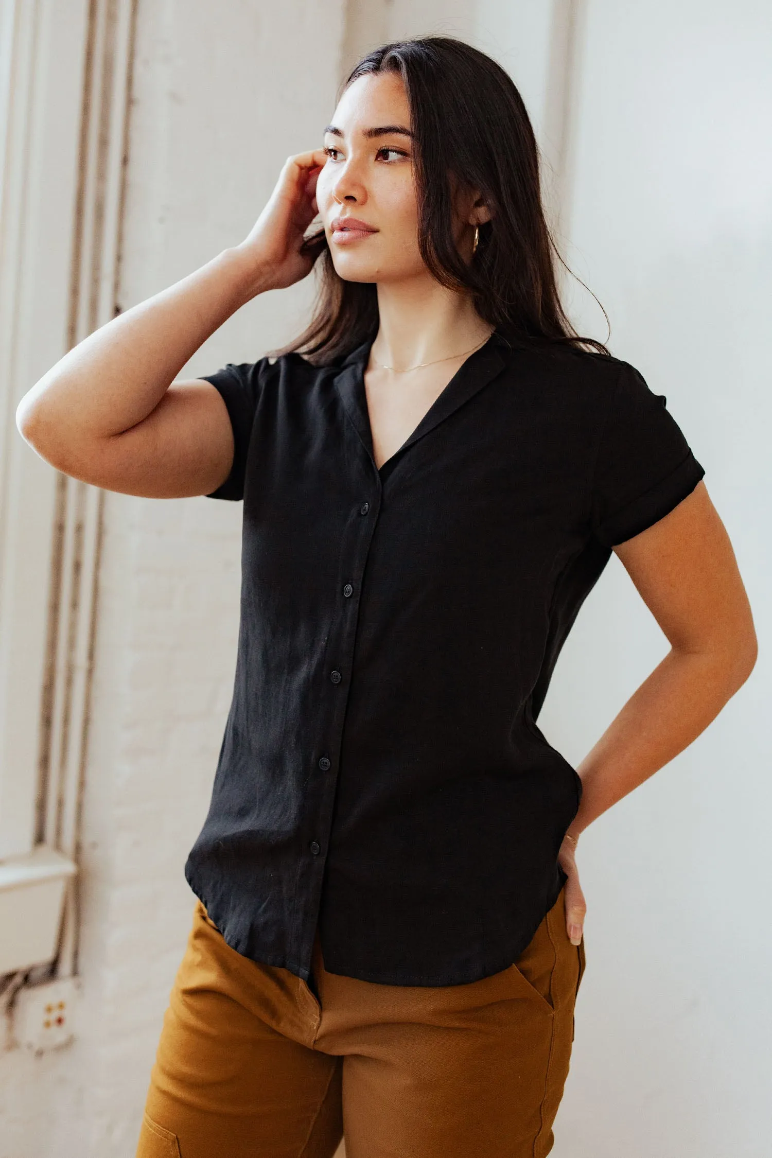 Innes Shirt / Black sold by Bridge & Burn product image thumbnail 2