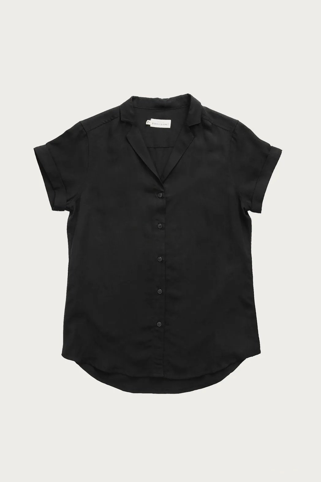 Innes Shirt / Black sold by Bridge & Burn