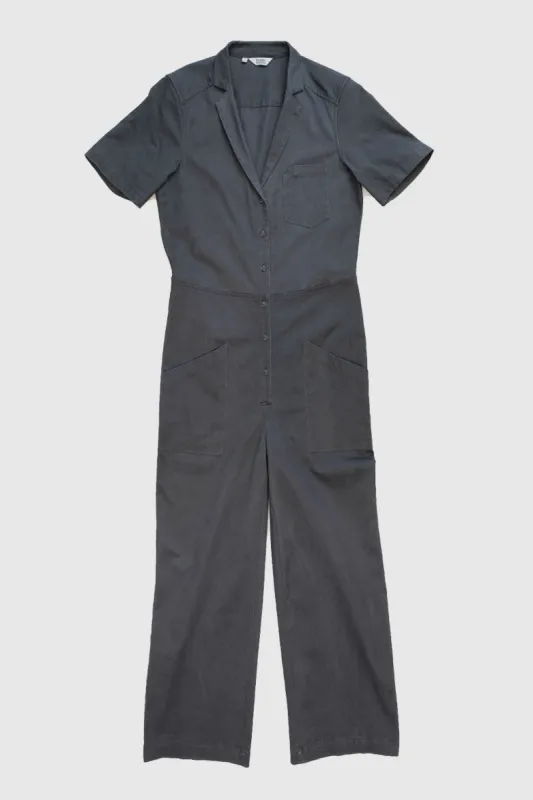 Lou Utility Jumpsuit / Slate sold by Bridge & Burn