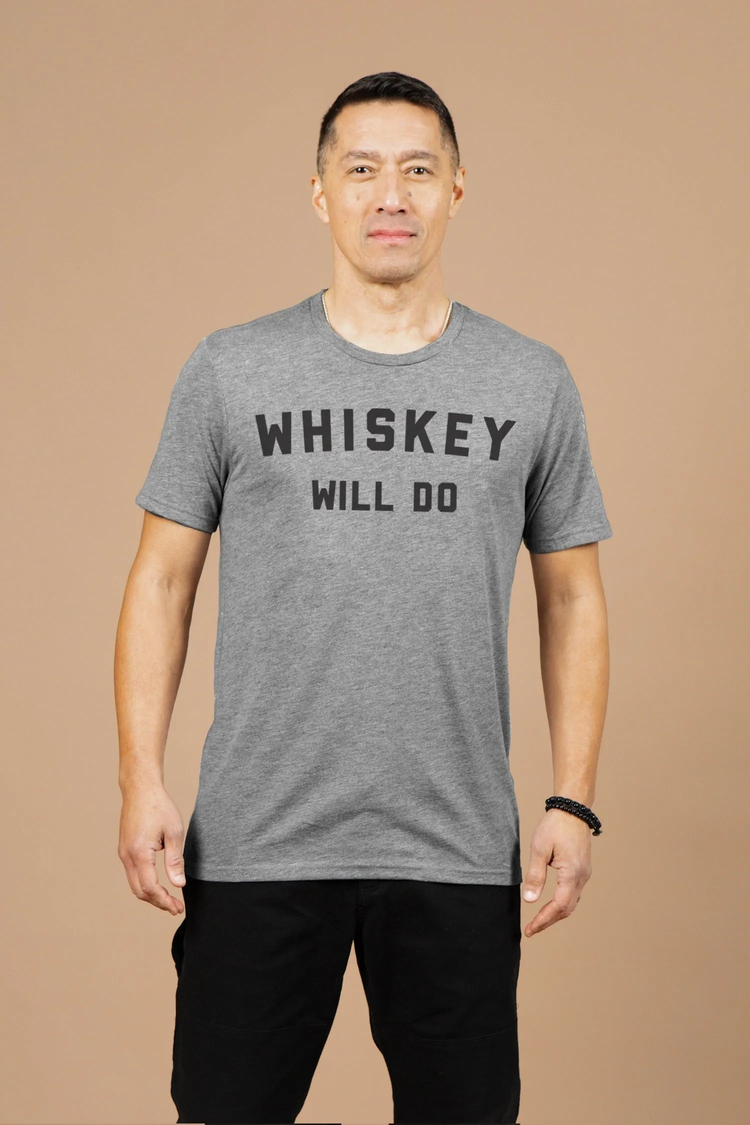 Men's Whiskey Will Do Tee / Grey sold by Bridge & Burn product image thumbnail 2