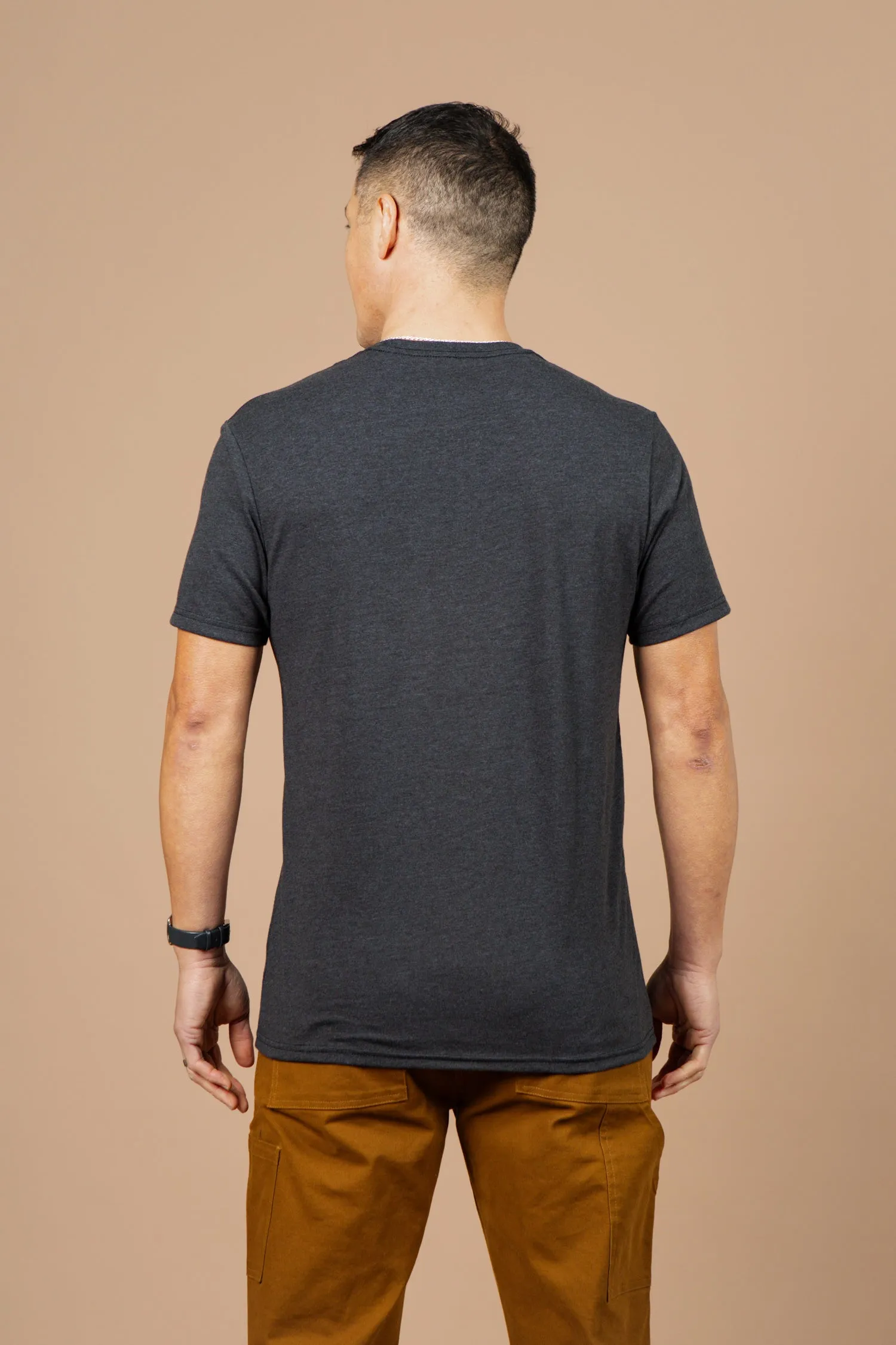 Men's Arch Tee / Charcoal sold by Bridge & Burn product image thumbnail 3