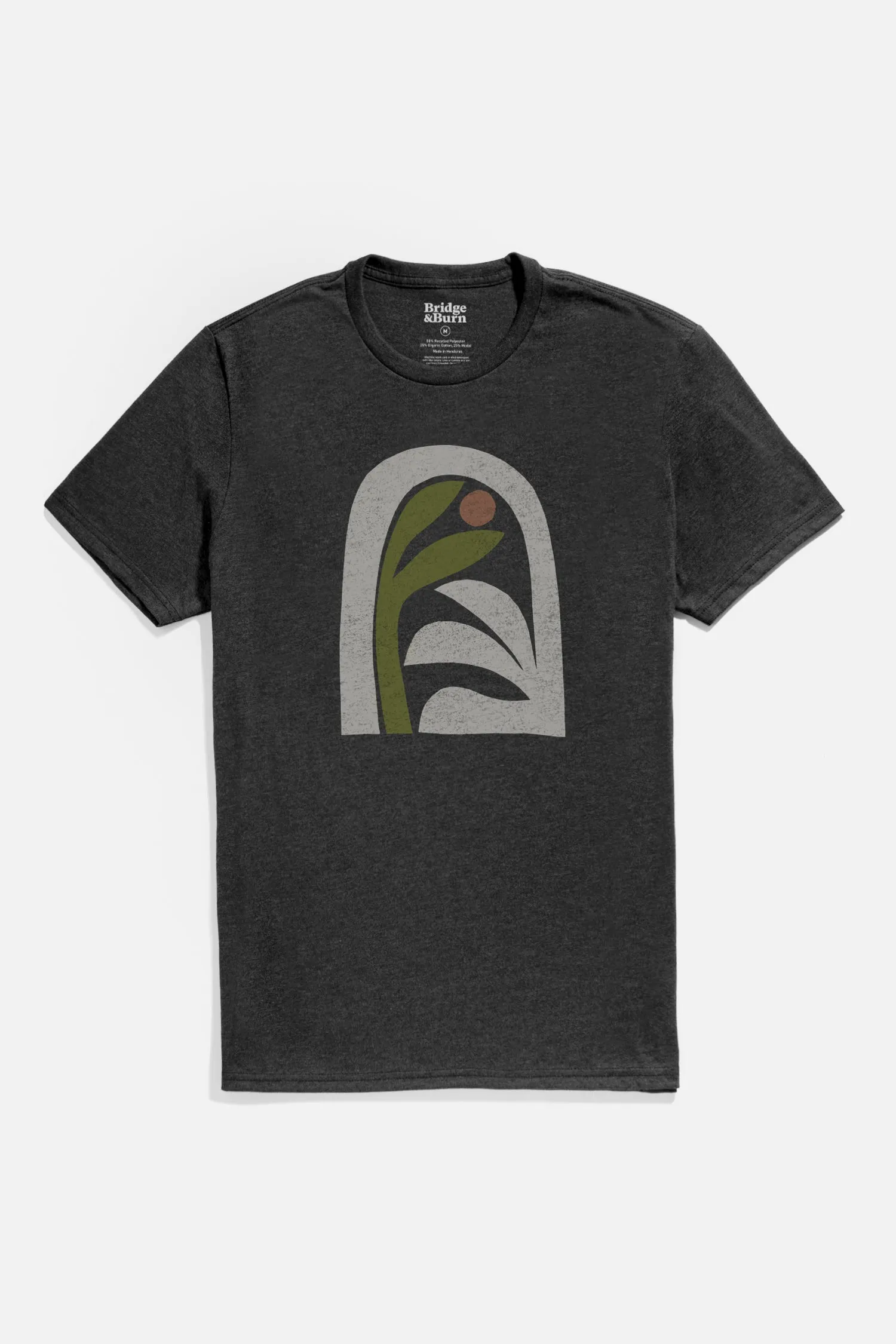 Men's Arch Tee / Charcoal sold by Bridge & Burn