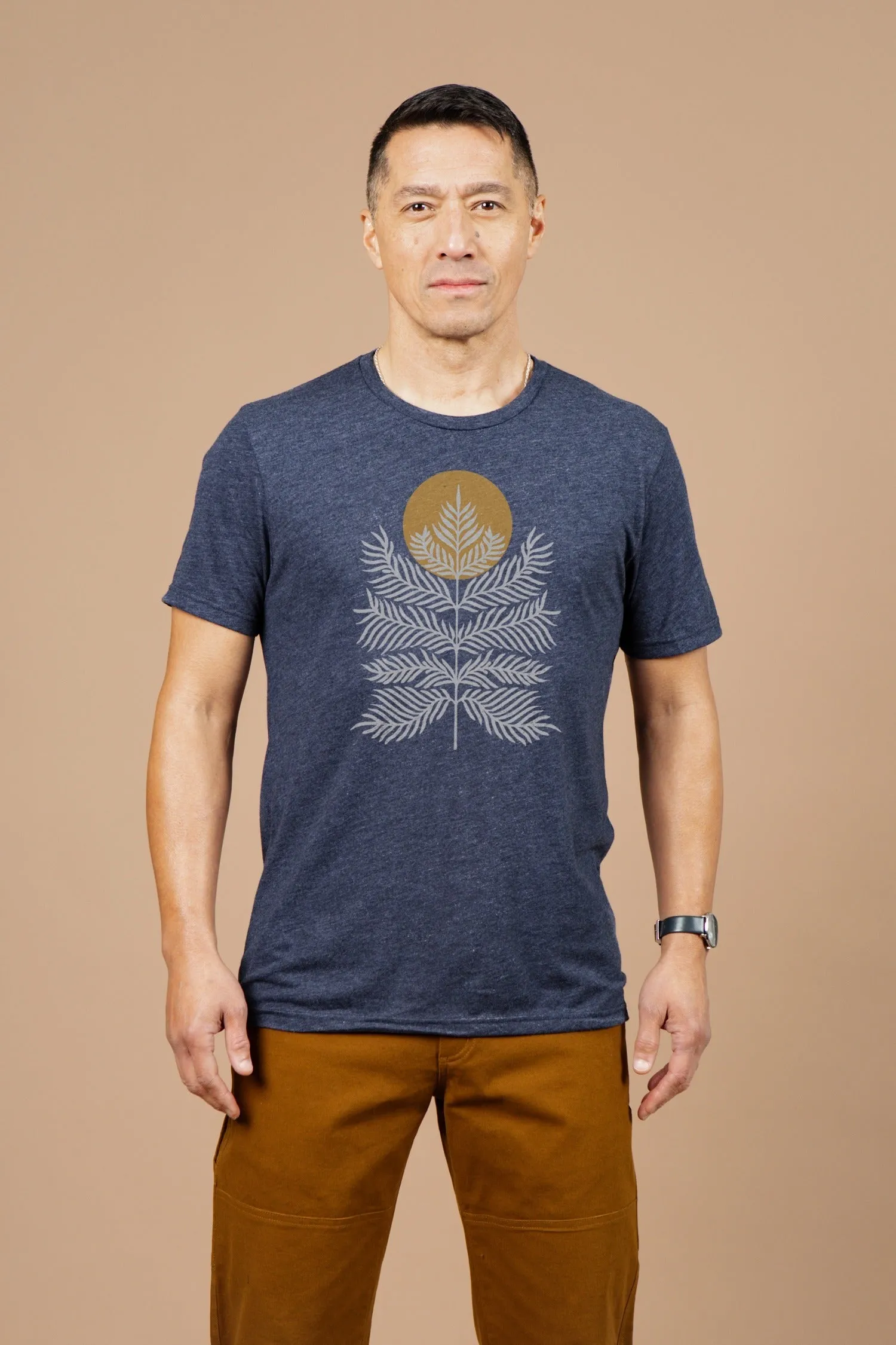 Men's Peace in Plants Tee / Navy sold by Bridge & Burn product image thumbnail 2