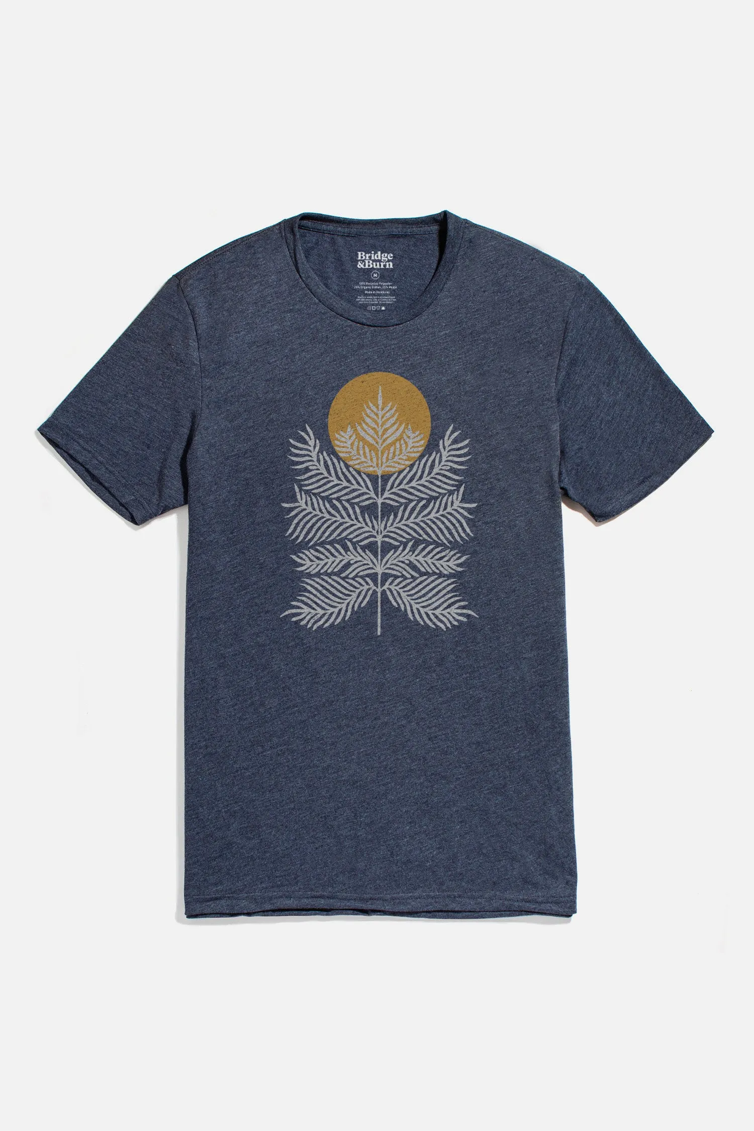 Men's Peace in Plants Tee / Navy sold by Bridge & Burn