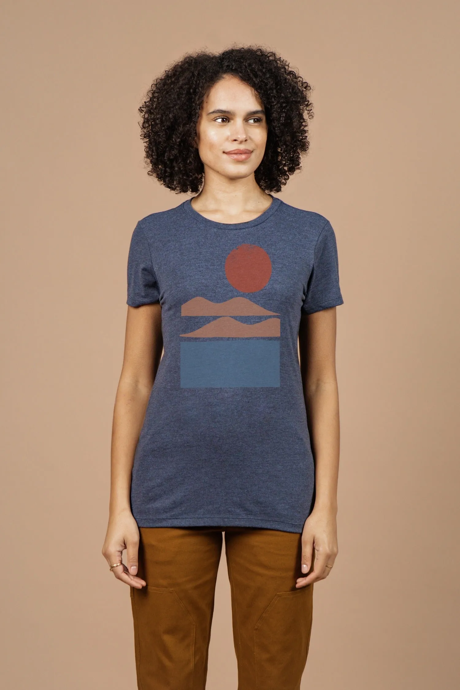 Women's Alpenglow Tee / Navy sold by Bridge & Burn product image thumbnail 2