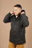 Sitka Parka / Charcoal Waxed Canvas sold by Bridge & Burn