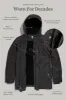 Sitka Parka / Charcoal Waxed Canvas sold by Bridge & Burn