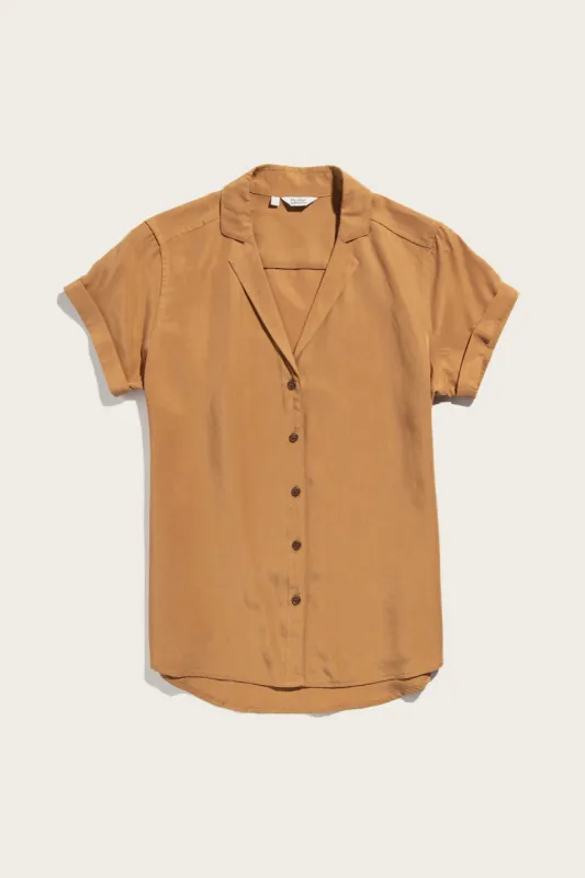 Innes Shirt / Gold sold by Bridge & Burn