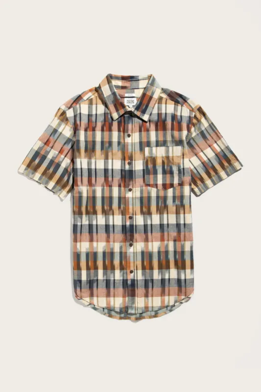 Harbor Slim Shirt / Aurora Space Dye Plaid sold by Bridge & Burn
