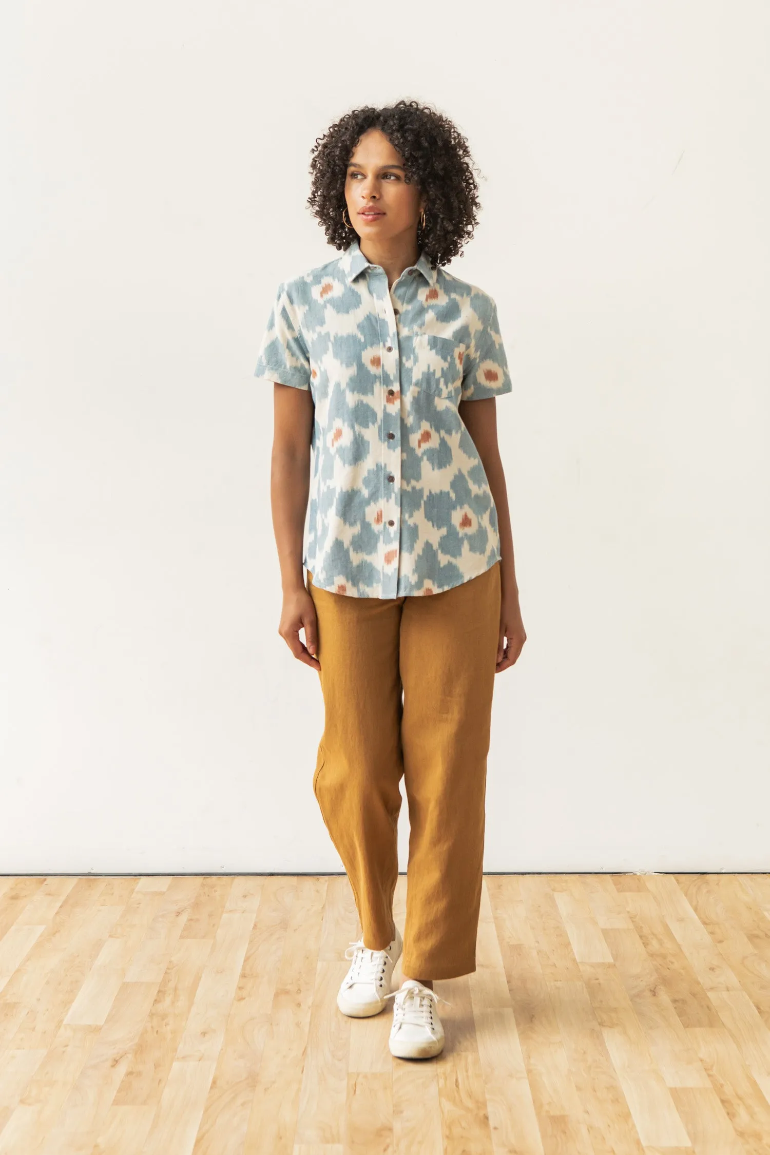 Lana Shirt / Polar Blossom sold by Bridge & Burn product image thumbnail 4