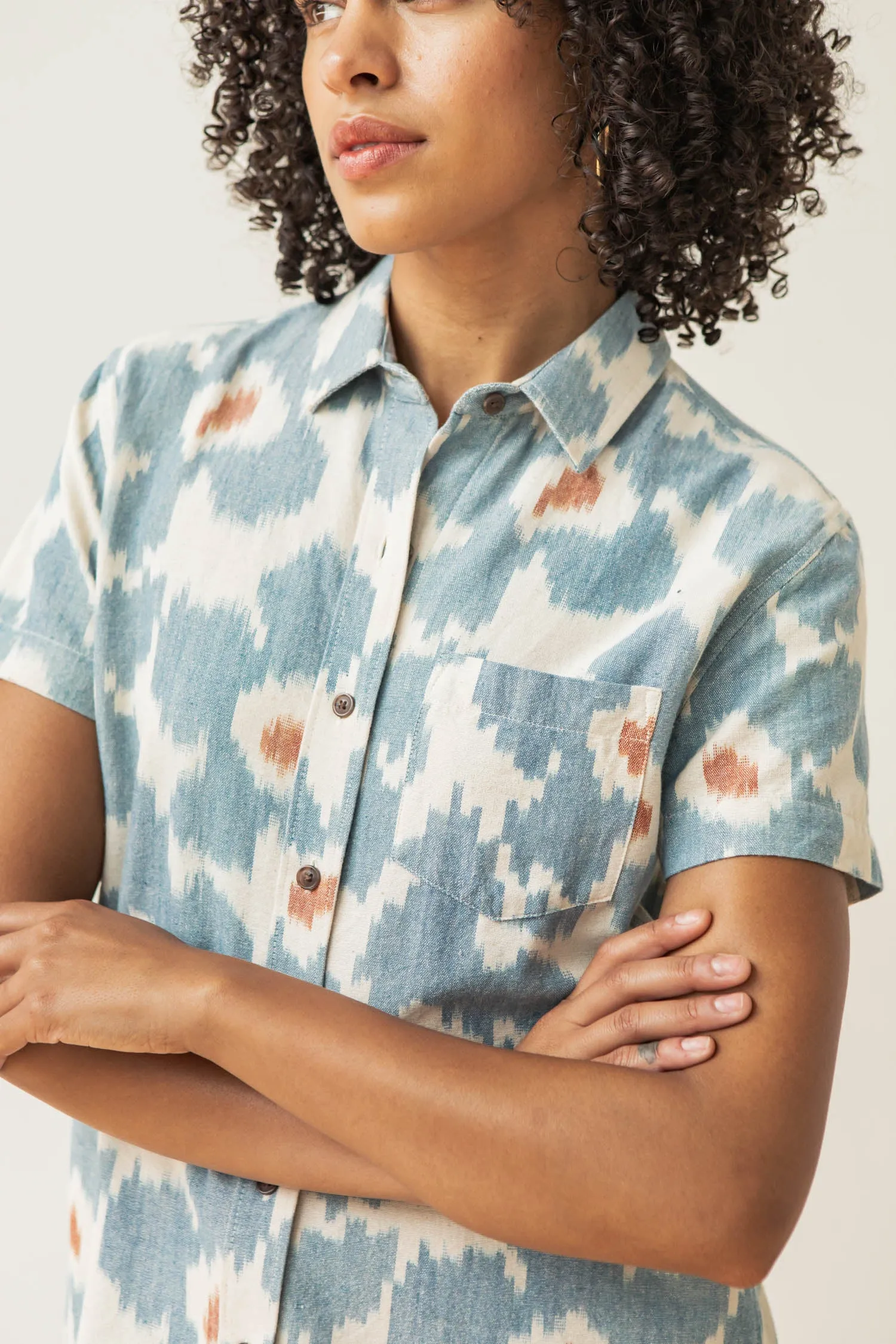 Lana Shirt / Polar Blossom sold by Bridge & Burn product image thumbnail 3