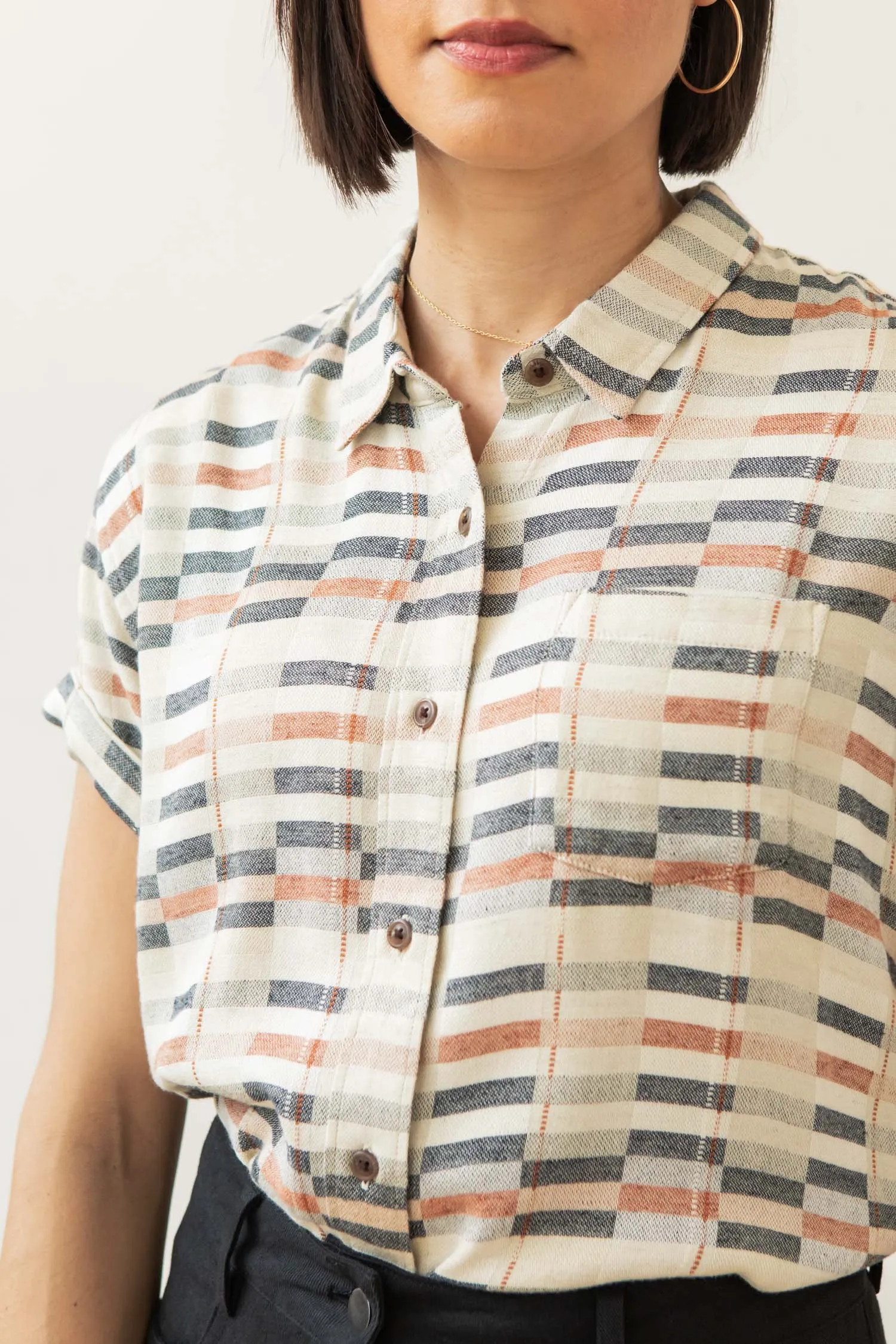 Bea Shirt / Broadway Stripe sold by Bridge & Burn product image thumbnail 3