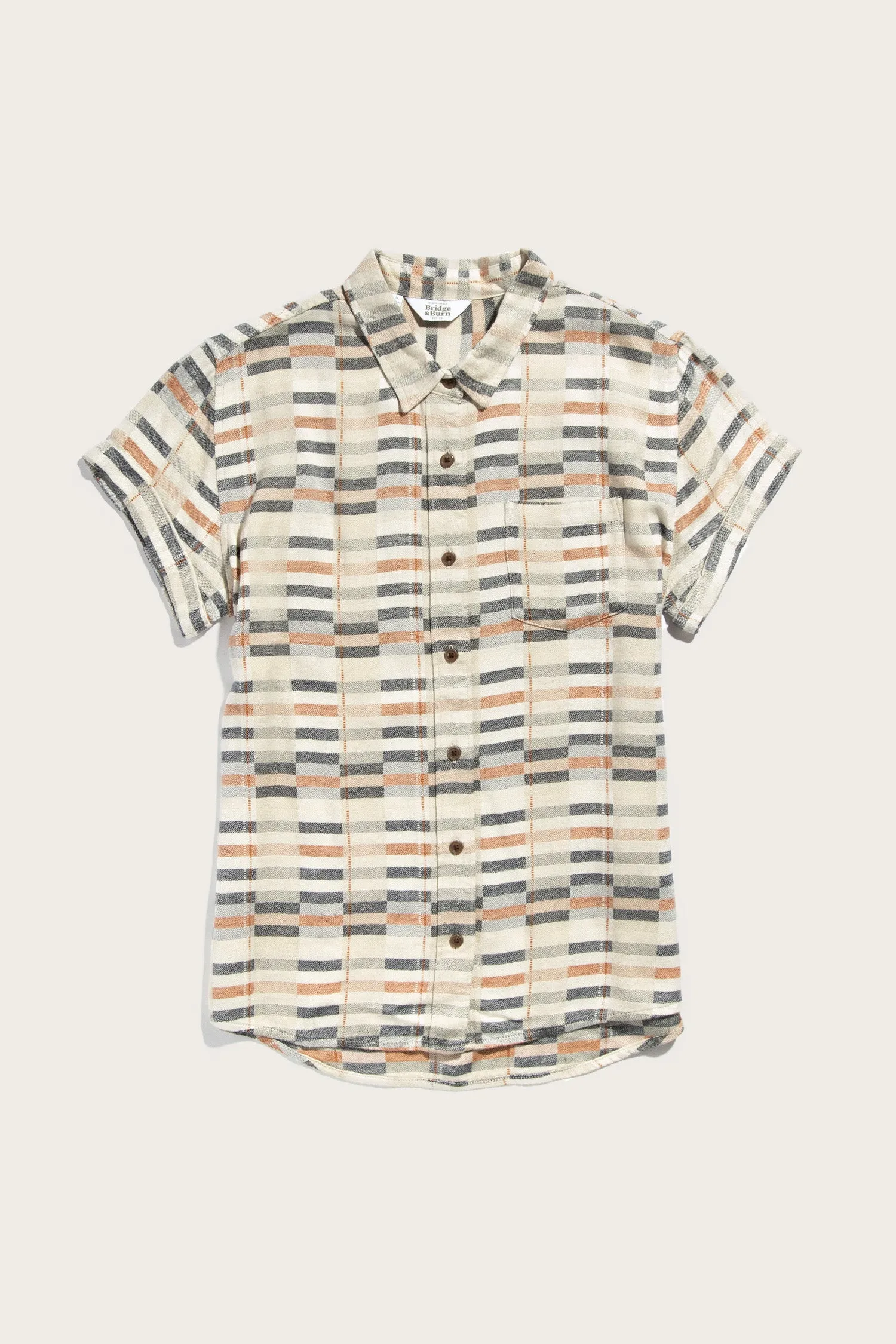 Bea Shirt / Broadway Stripe sold by Bridge & Burn