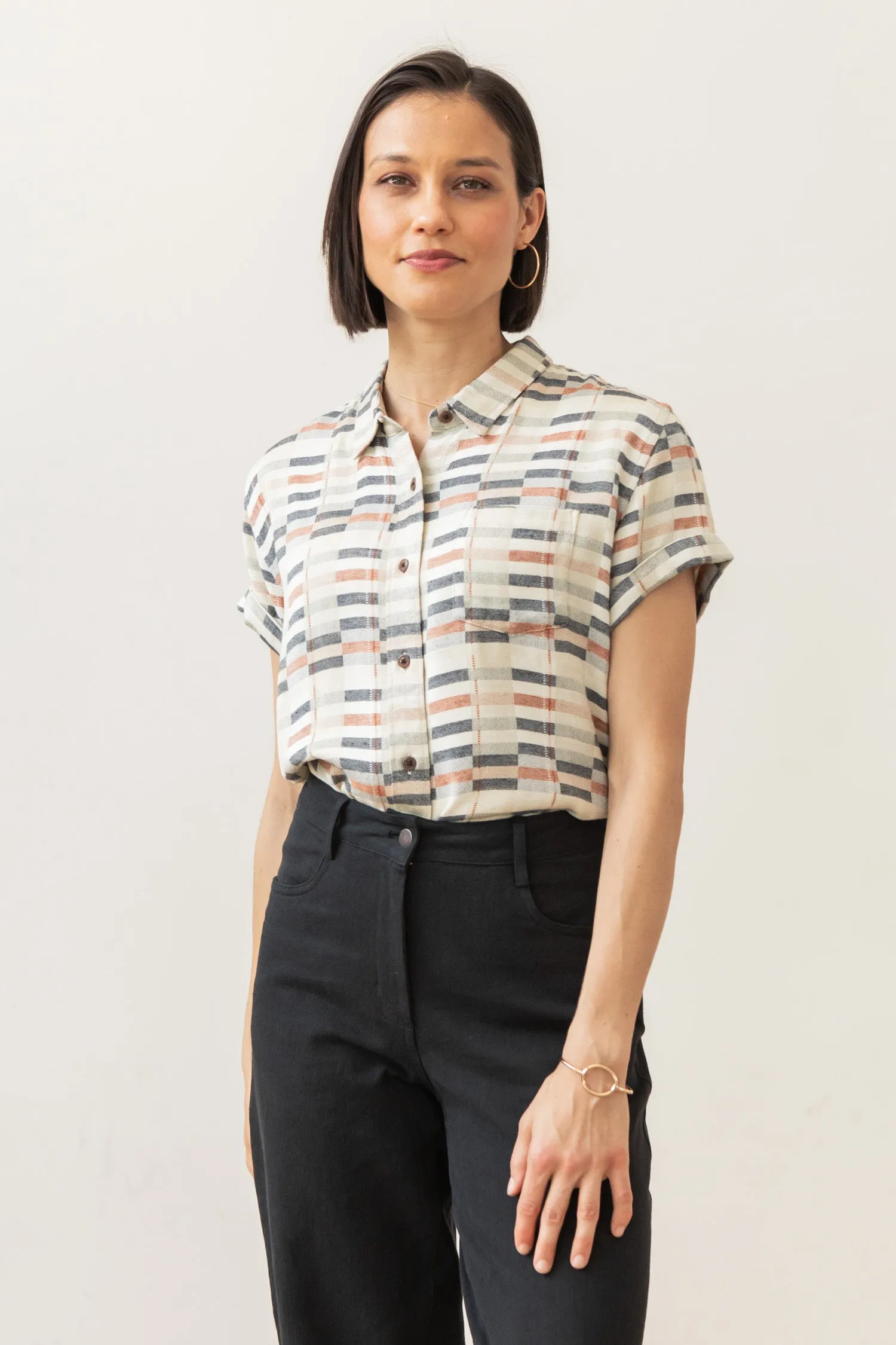 Bea Shirt / Broadway Stripe sold by Bridge & Burn product image thumbnail 2
