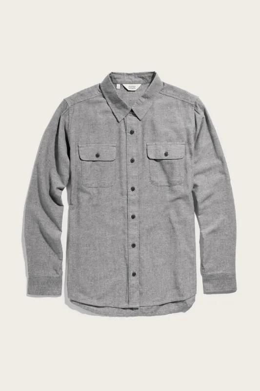 Lenon Shirt / Iron Chambray sold by Bridge & Burn