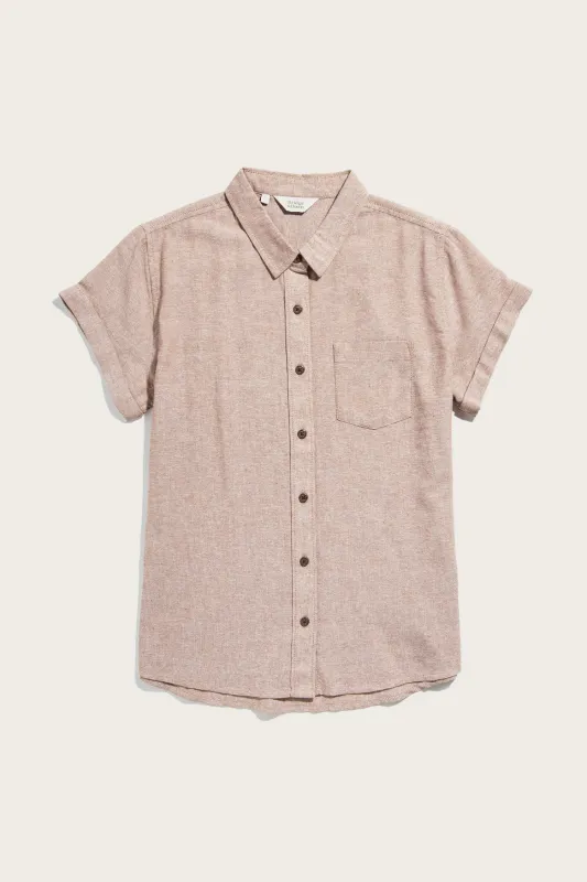 Bea Shirt / Rust Chambray sold by Bridge & Burn