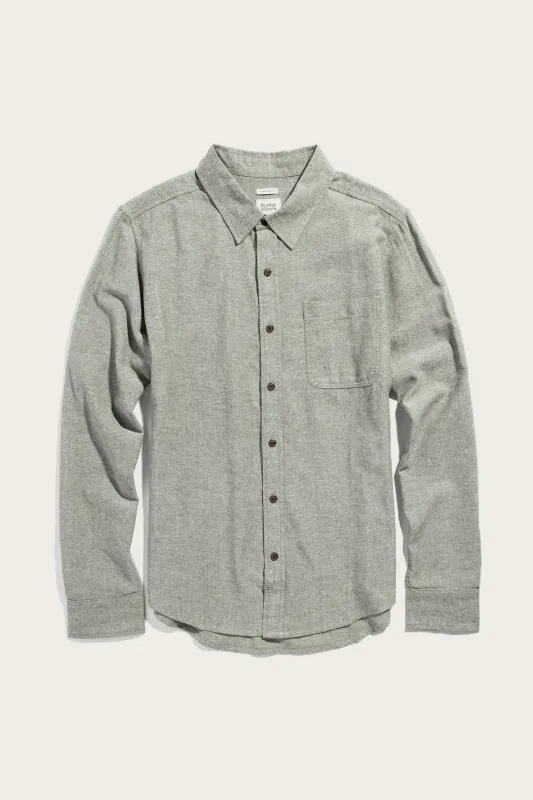 Larson Shirt / Sage Chambray sold by Bridge & Burn