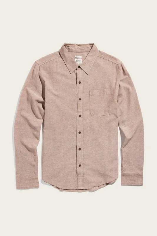 Larson Shirt / Rust Chambray sold by Bridge & Burn
