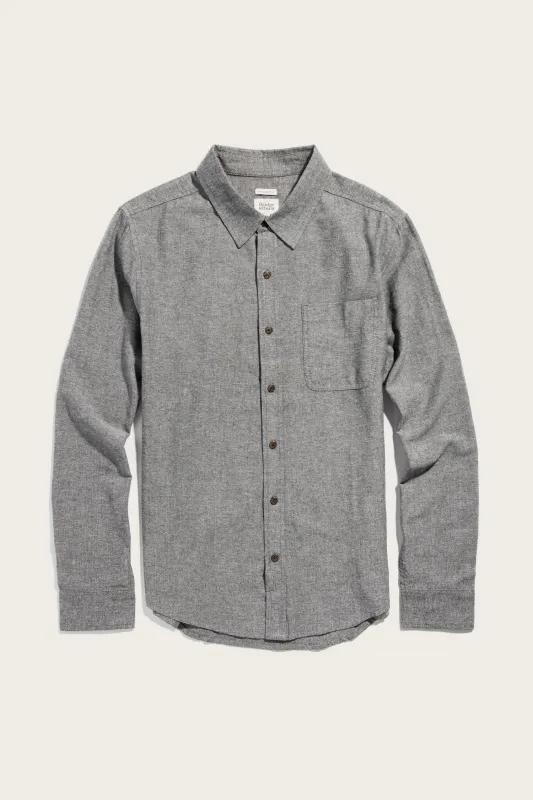 Larson Shirt / Iron Chambray sold by Bridge & Burn
