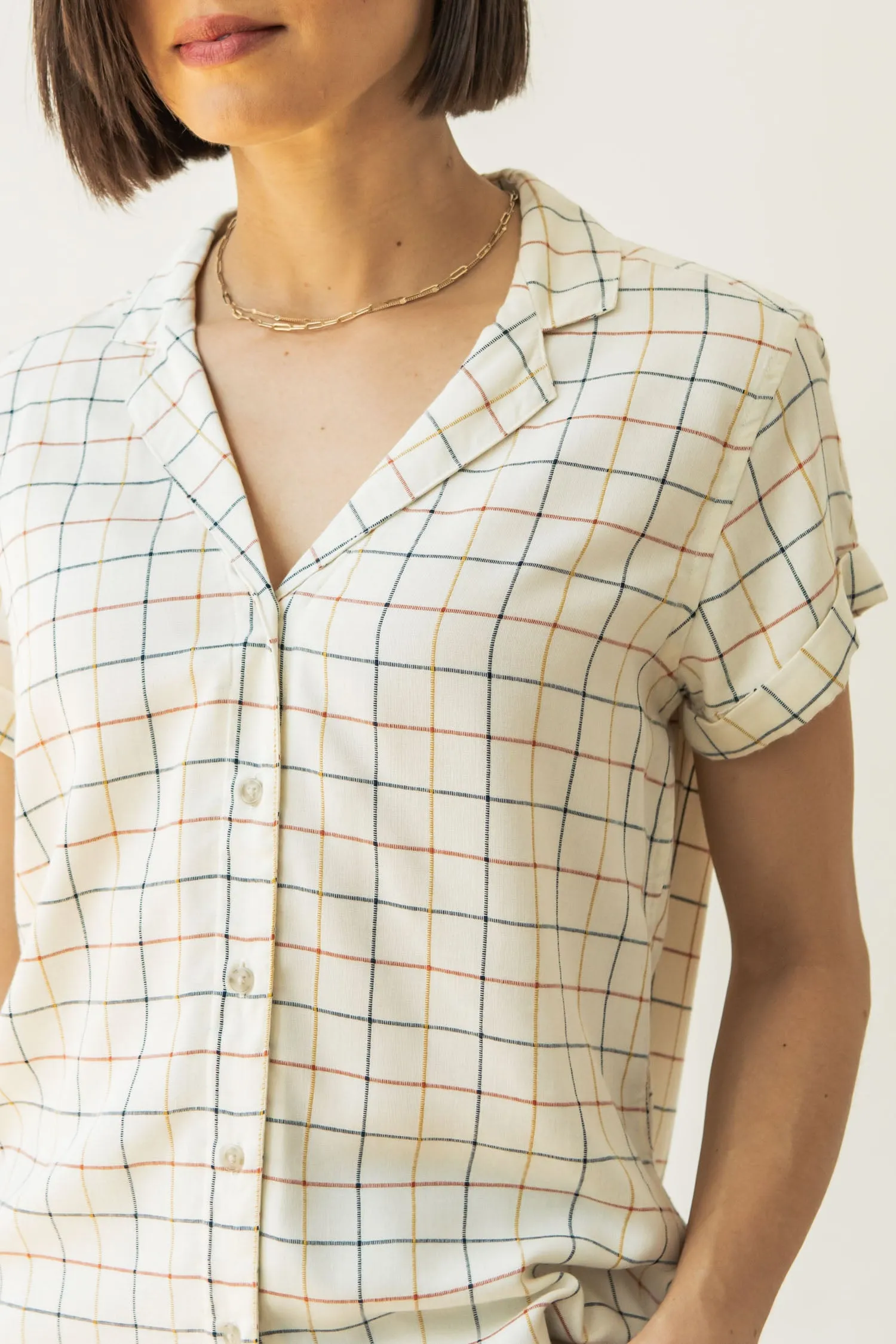 Innes Shirt / Primary Windowpane sold by Bridge & Burn product image thumbnail 3