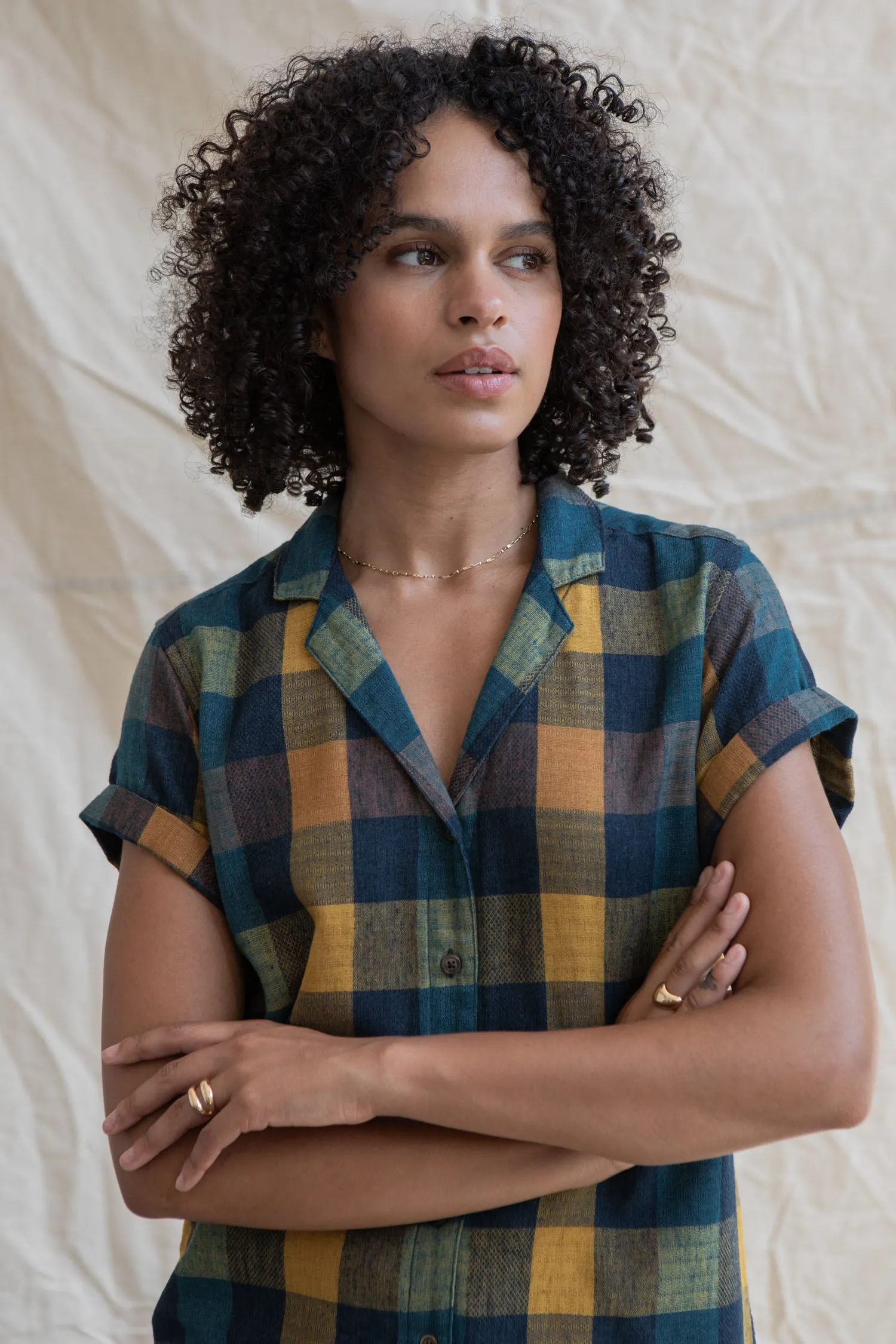 Innes Shirt / Moonbow Plaid sold by Bridge & Burn product image thumbnail 3