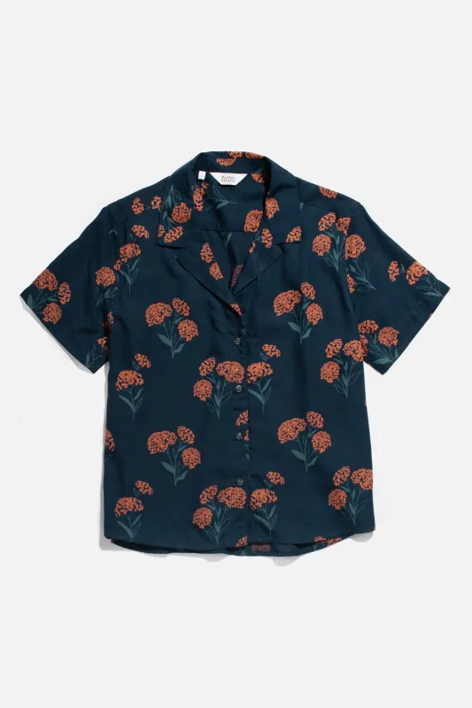 Mila Cropped Shirt / Wildflower sold by Bridge & Burn
