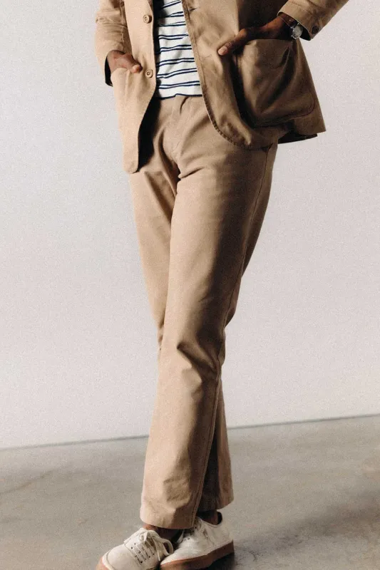 Taylor Stitch Democratic Foundation Pant / Organic Khaki sold by Bridge & Burn