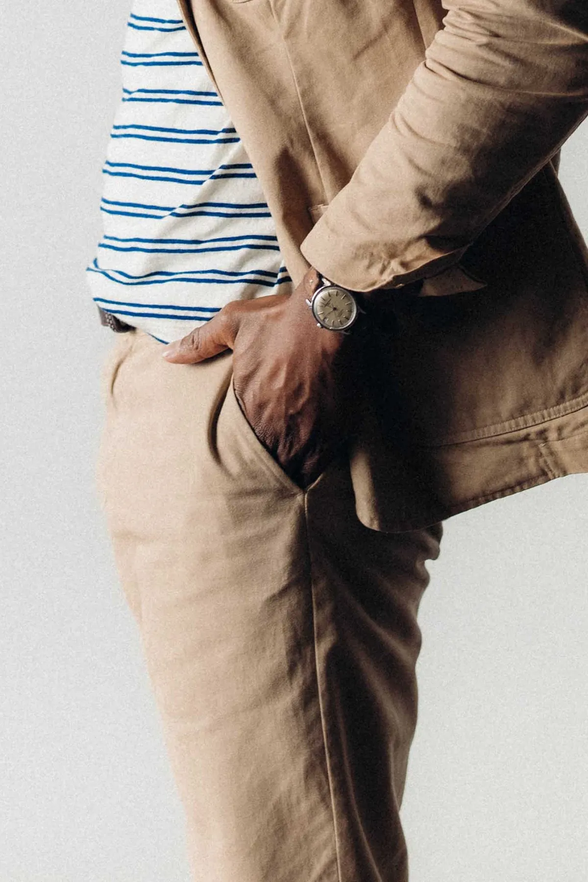 Taylor Stitch Democratic Foundation Pant / Organic Khaki sold by Bridge & Burn product image thumbnail 2