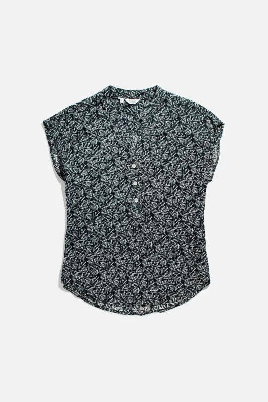 Ladd Blouse / Navy Geo sold by Bridge & Burn