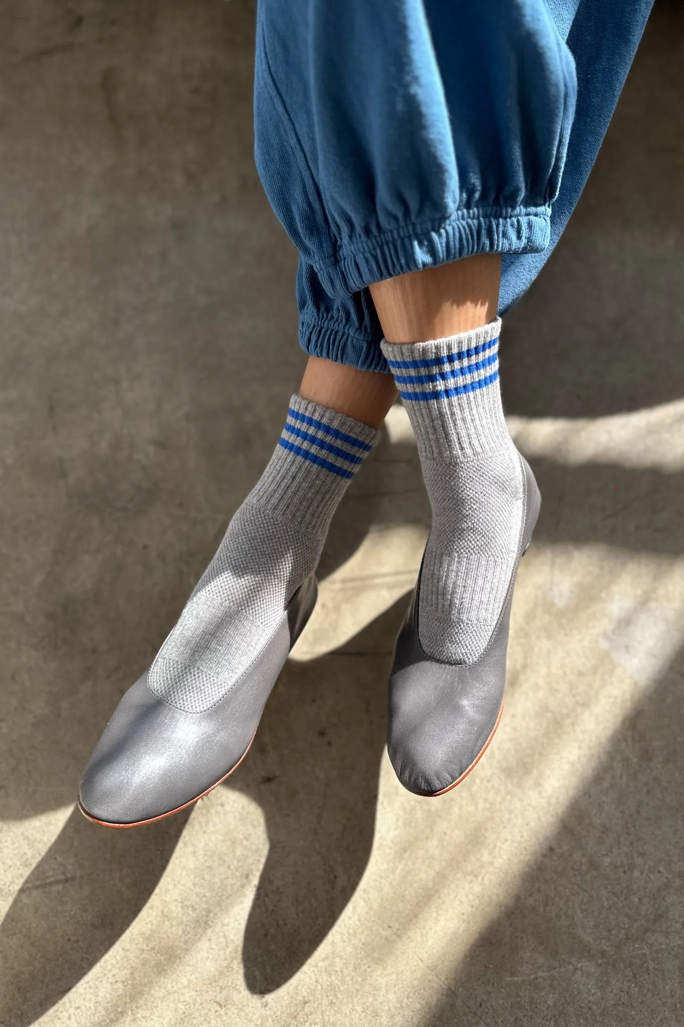 Le Bon Shoppe - Girlfriend Socks / Grey sold by Bridge & Burn product image thumbnail 2