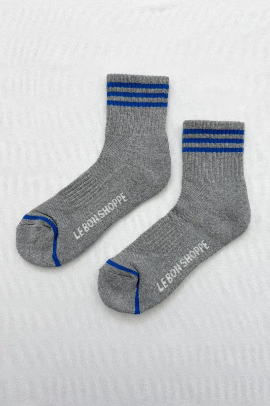 Le Bon Shoppe - Girlfriend Socks / Grey sold by Bridge & Burn