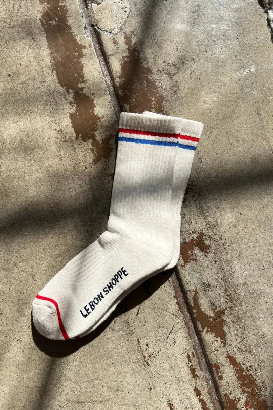 Le Bon Shoppe - Boyfriend Socks / Milk sold by Bridge & Burn