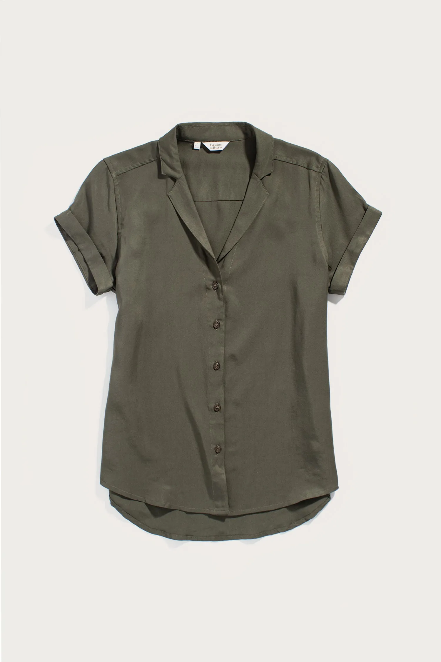 Innes Shirt / Olive sold by Bridge & Burn