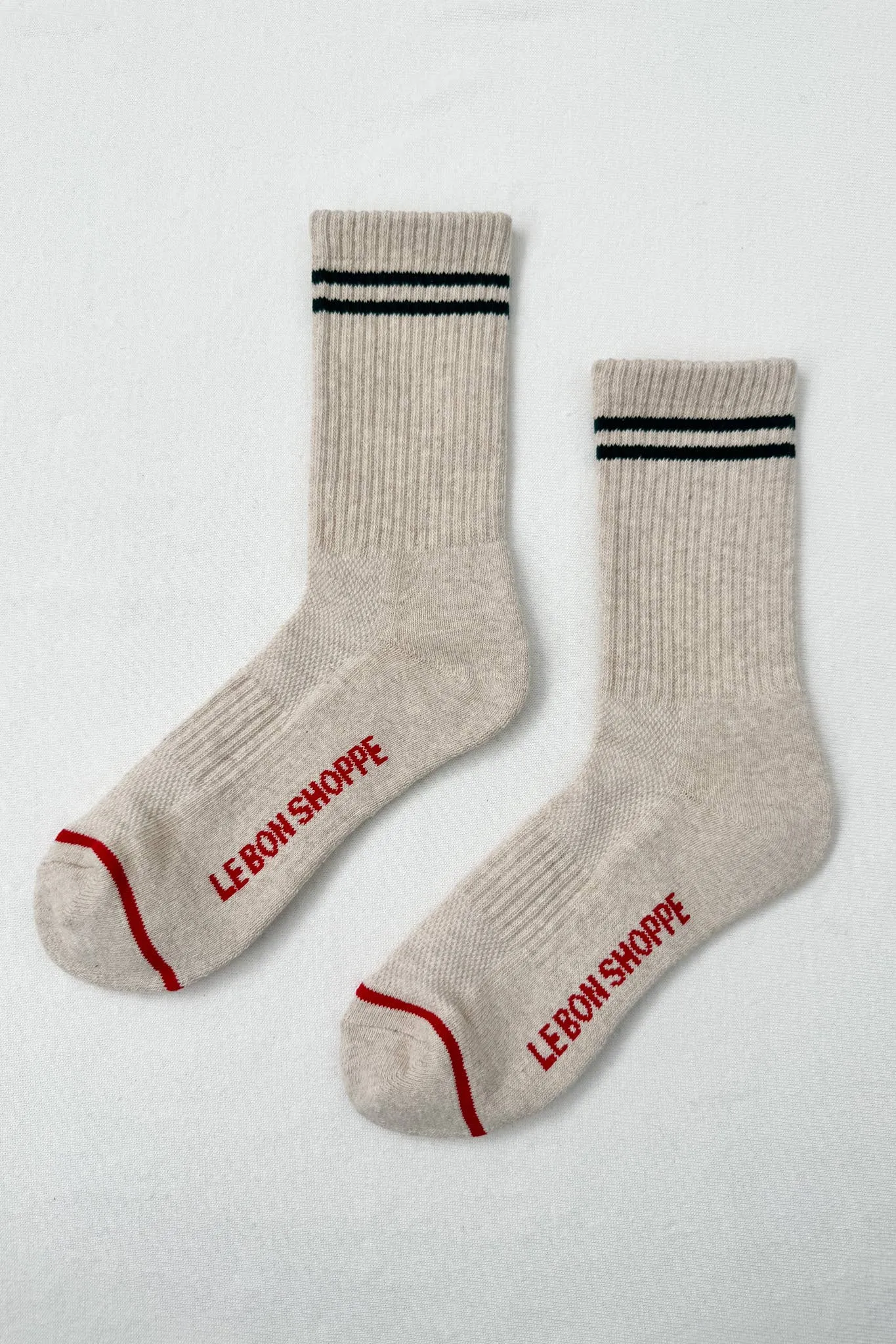 Le Bon Shoppe - Boyfriend Socks / Oatmeal sold by Bridge & Burn