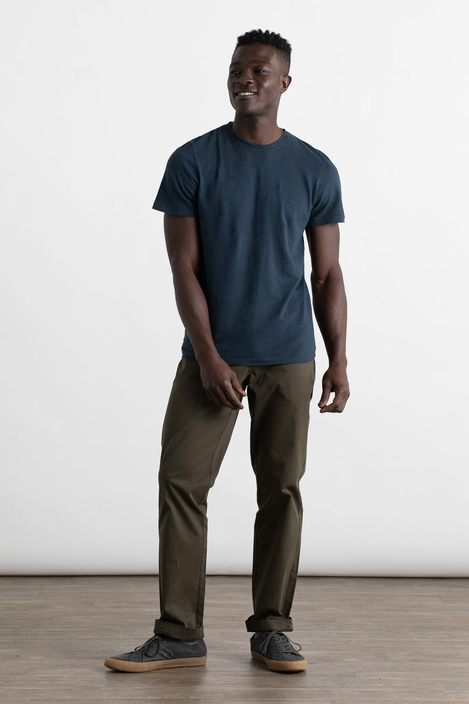 Jungmaven Baja Tee / Navy sold by Bridge & Burn product image thumbnail 3