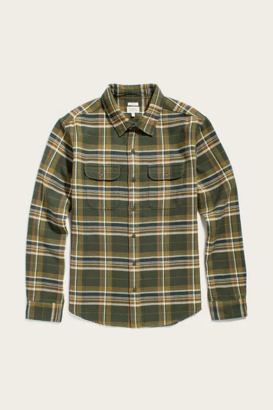 Cole Slim Shirt / Green Mountain Plaid sold by Bridge & Burn