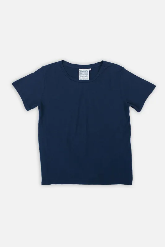 Jungmaven Ojai Tee / Navy sold by Bridge & Burn