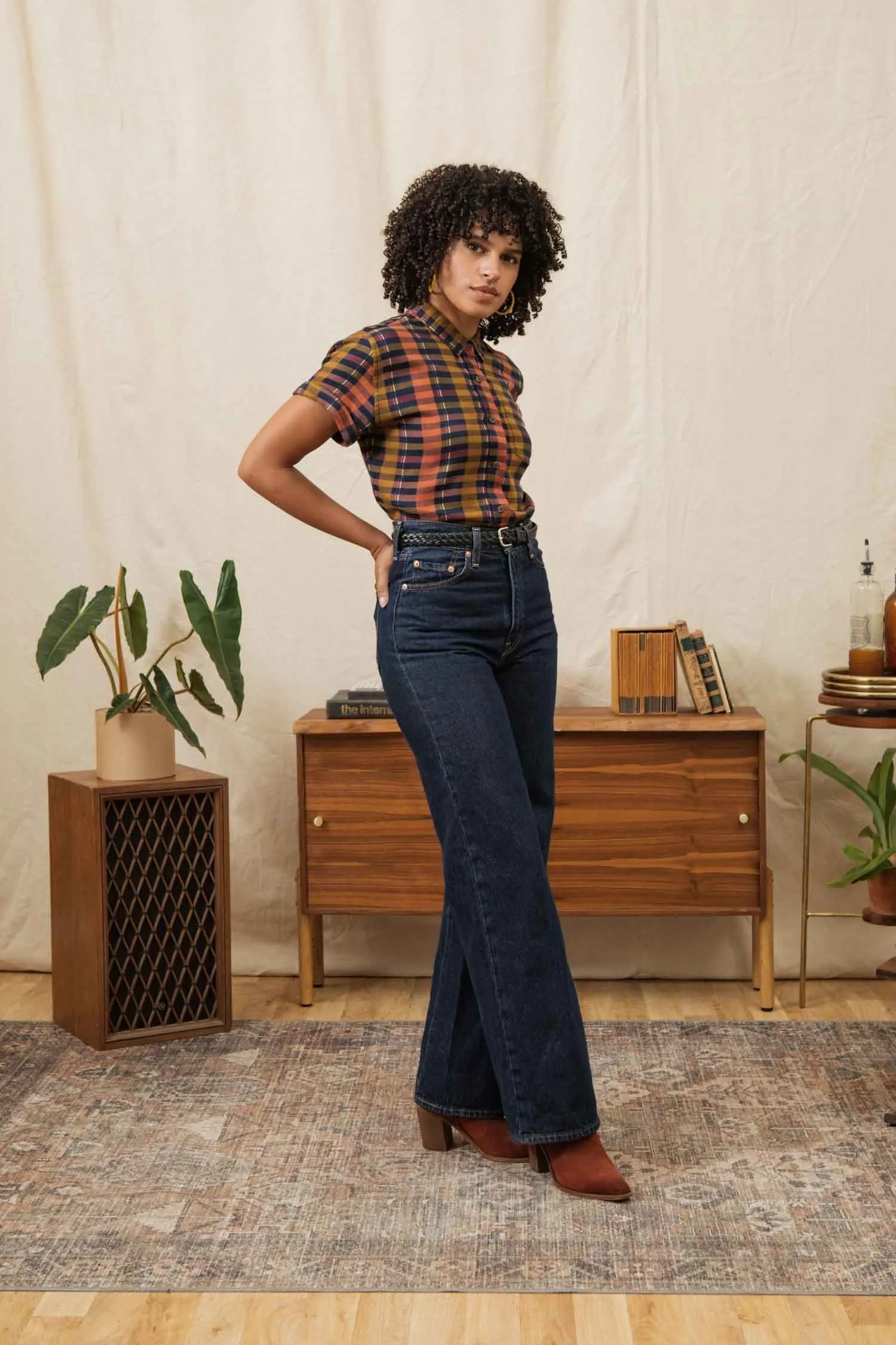 Bea Shirt / Alpenglow Stripe sold by Bridge & Burn product image thumbnail 4