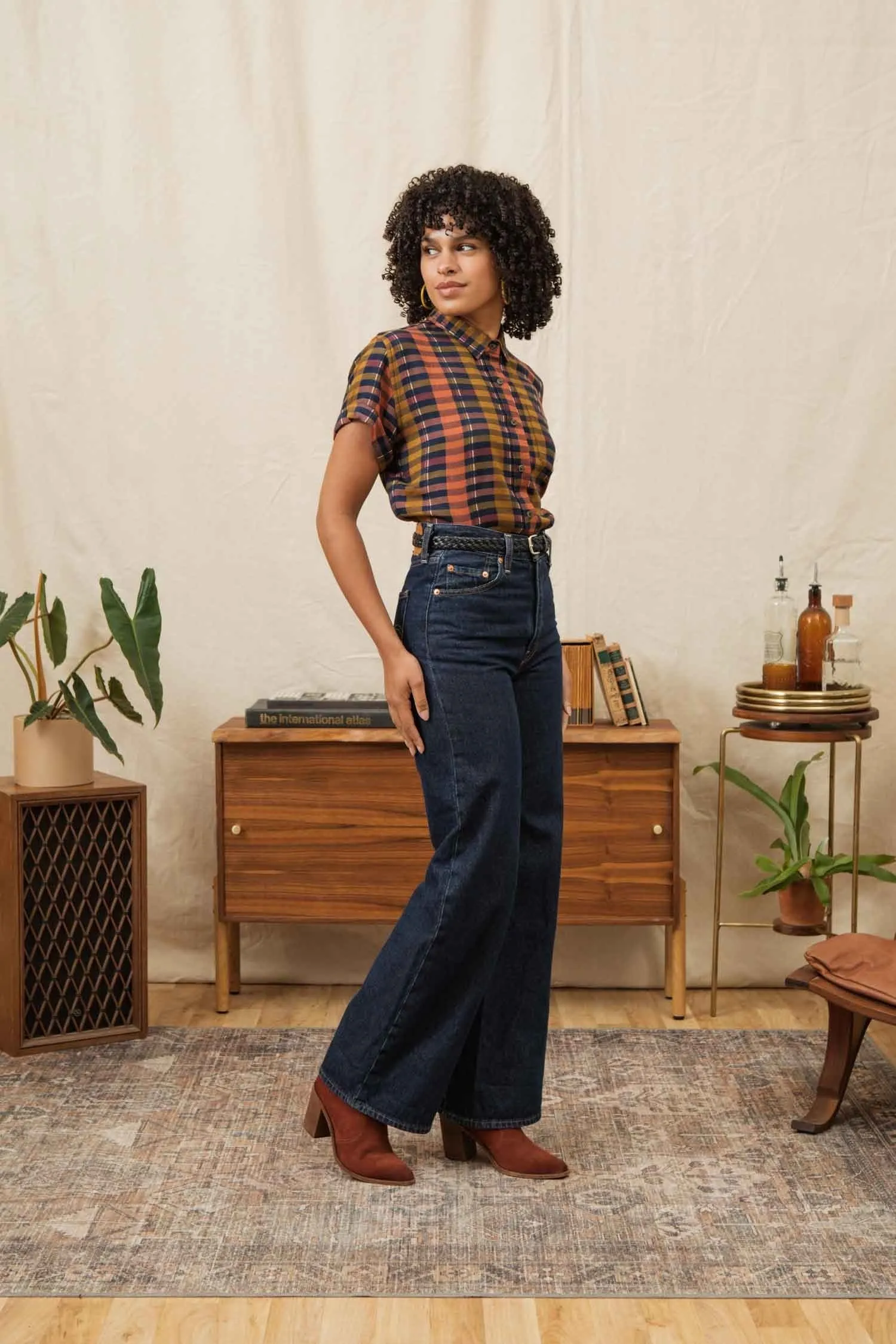 Bea Shirt / Alpenglow Stripe sold by Bridge & Burn product image thumbnail 5