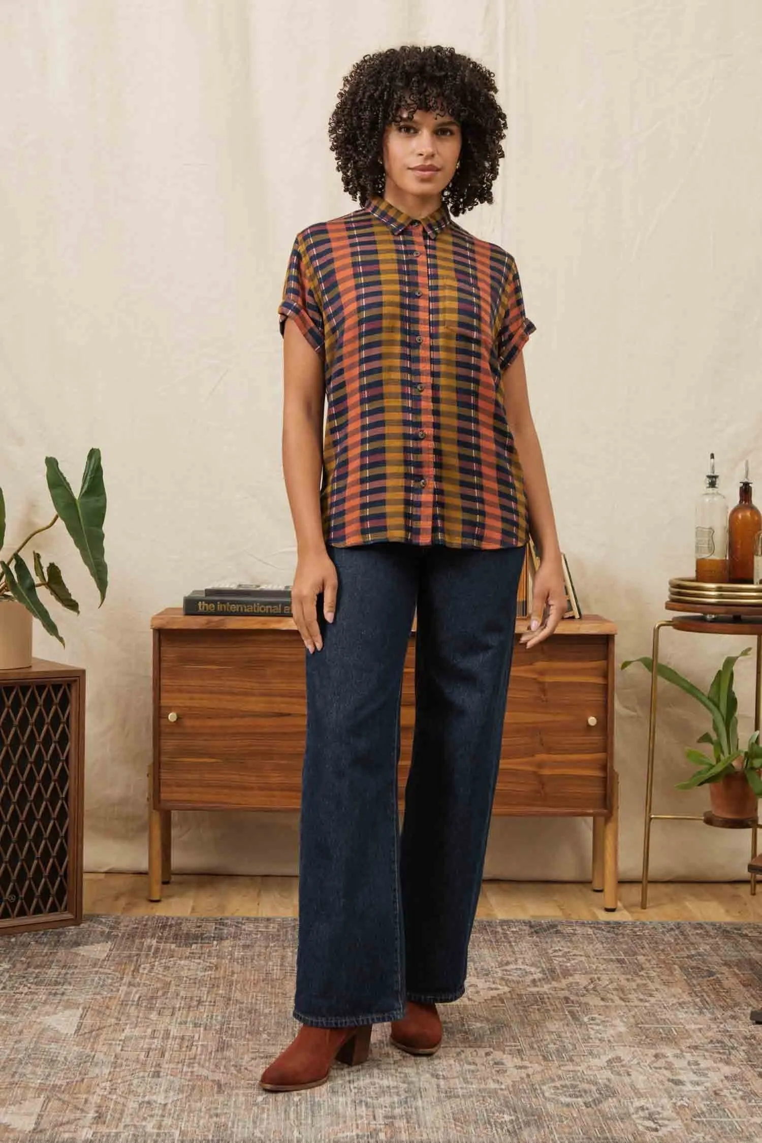 Bea Shirt / Alpenglow Stripe sold by Bridge & Burn product image thumbnail 3